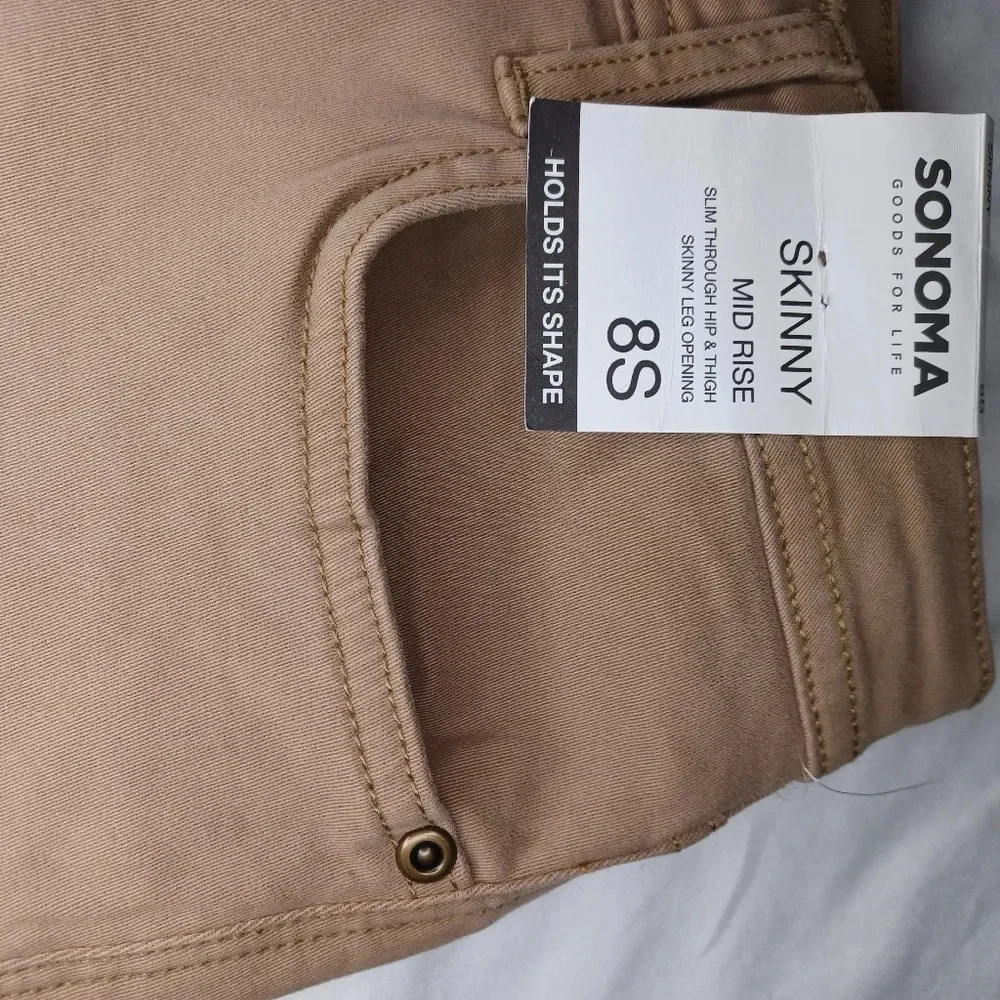 Sonoma skinny mid rise minimalist pants NWT - Picture 4 of 14